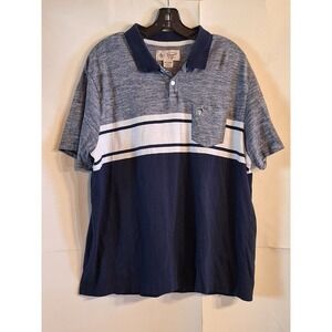 Original Penguin By Munsingwear Men's Polo Shirt, Size XXL, Blue/White w/ Pocket